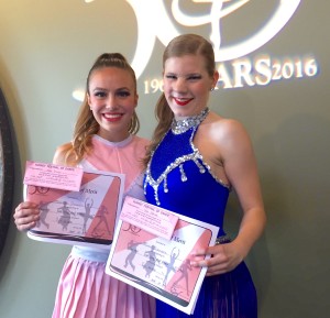Lauren and Tiana after Song and Dance Solo 17 Years Competition